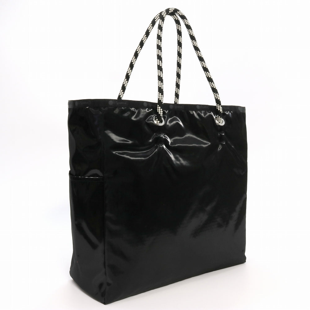 LeSportsac レスポートサック トートバッグ 1113 LARGE 2 WAY TOTE C503 BLACK/ PEARL SHINE