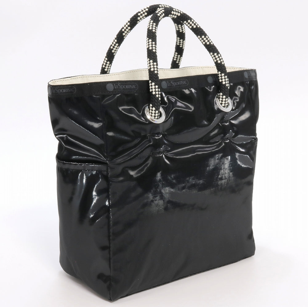 LeSportsac レスポートサック トートバッグ 1114 MEDIUM 2 WAY TOTE C503 BLACK/ PEARL SHINE