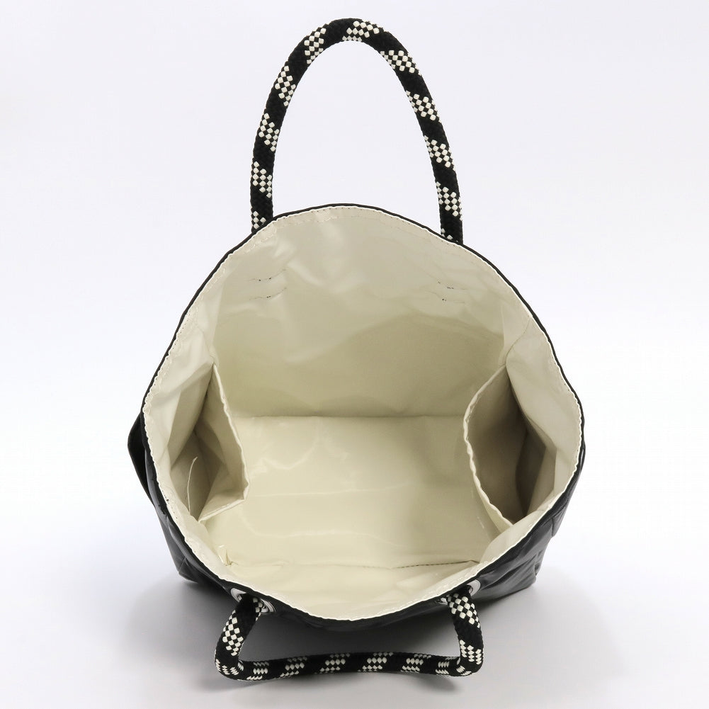 LeSportsac レスポートサック トートバッグ 1114 MEDIUM 2 WAY TOTE C503 BLACK/ PEARL SHINE
