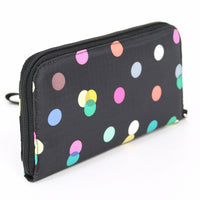 LeSportsac レスポートサック ラウンドファスナー 長財布 3462 TECH WALLET WRISTLET HC50 MULTICOLOR DOTS BLACK