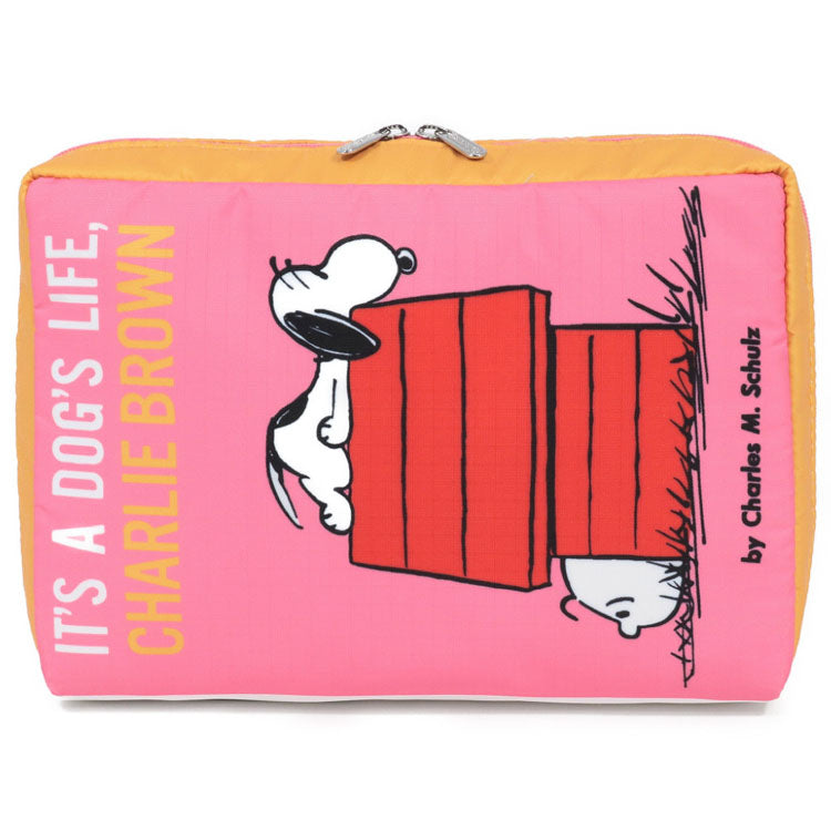 LeSportsac レスポートサック ポーチ 4225 BOOK POUCH E960 SNOOPY PAL 