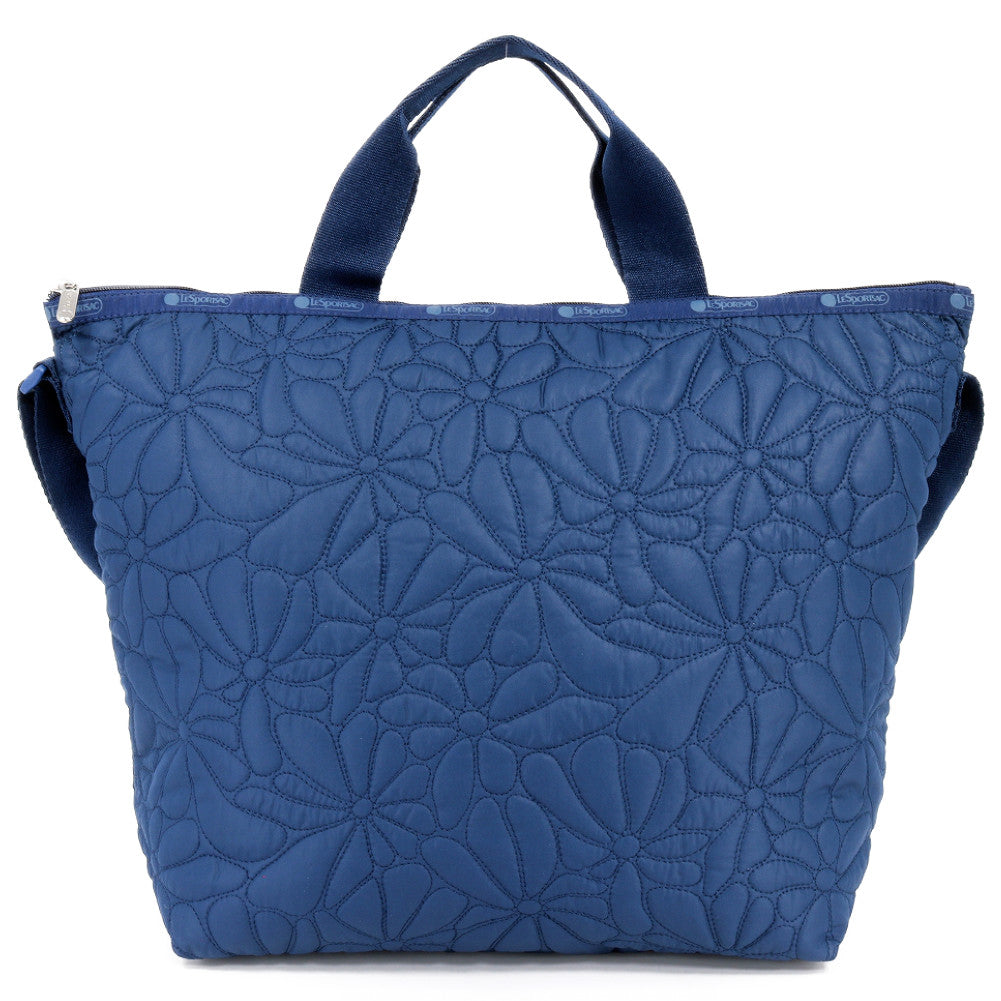 LeSportsac レスポートサック トートバッグ 4360 DELUXE EASY CARRY TOTE C516 NAVY QUILTED  BLOOMS