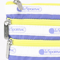 LeSportsac レスポートサック ポーチ 7158 3 ZIP COSMETIC RA02 DEEP PERIWINKLE