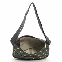 LeSportsac レスポートサック ショルダーバッグ 7520 CLASSIC HOBO HC10 DAISY CROSS GREEN
