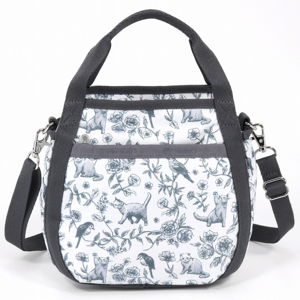 LeSportsac レスポートサック ショルダーバッグ 8056 SMALL JENNI E975 FLORAL BIRDS AND CATS