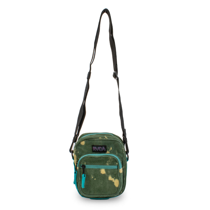 ルーカ ブリーチコード・ユーティリティ・ポーチ エメラルドグリーン RVCA BLEACHED CORD UTILITY POUCH