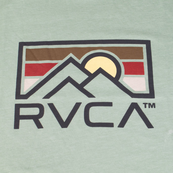 ルーカ/RVCA ホライゾン・インド Tシャツ 半袖 スリムフィット ヴィンテージ染 HORIZON IND AVYZT01617