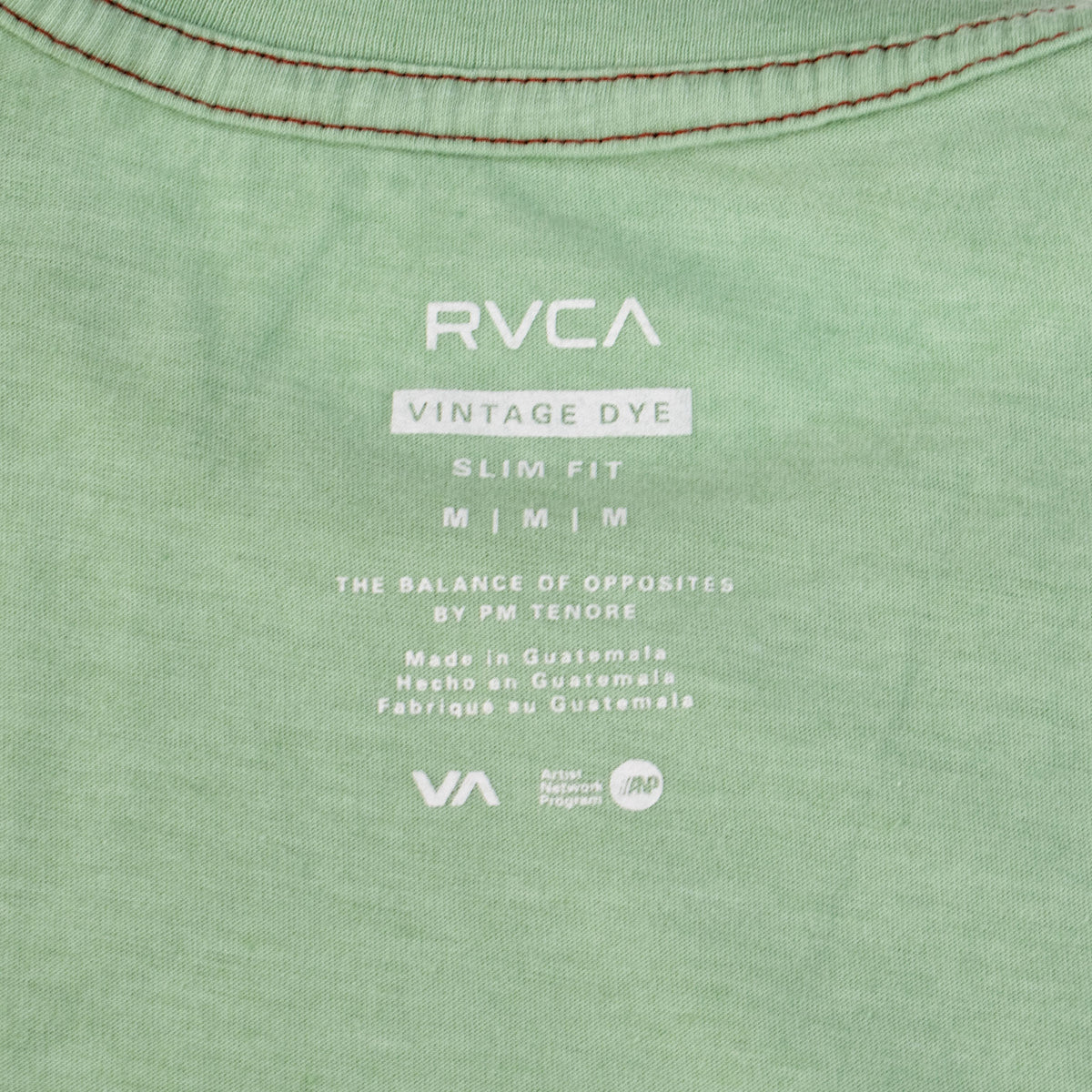 ルーカ/RVCA ホライゾン・インド Tシャツ 半袖 スリムフィット ヴィンテージ染 HORIZON IND AVYZT01617