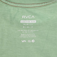 ルーカ/RVCA ホライゾン・インド Tシャツ 半袖 スリムフィット ヴィンテージ染 HORIZON IND AVYZT01617