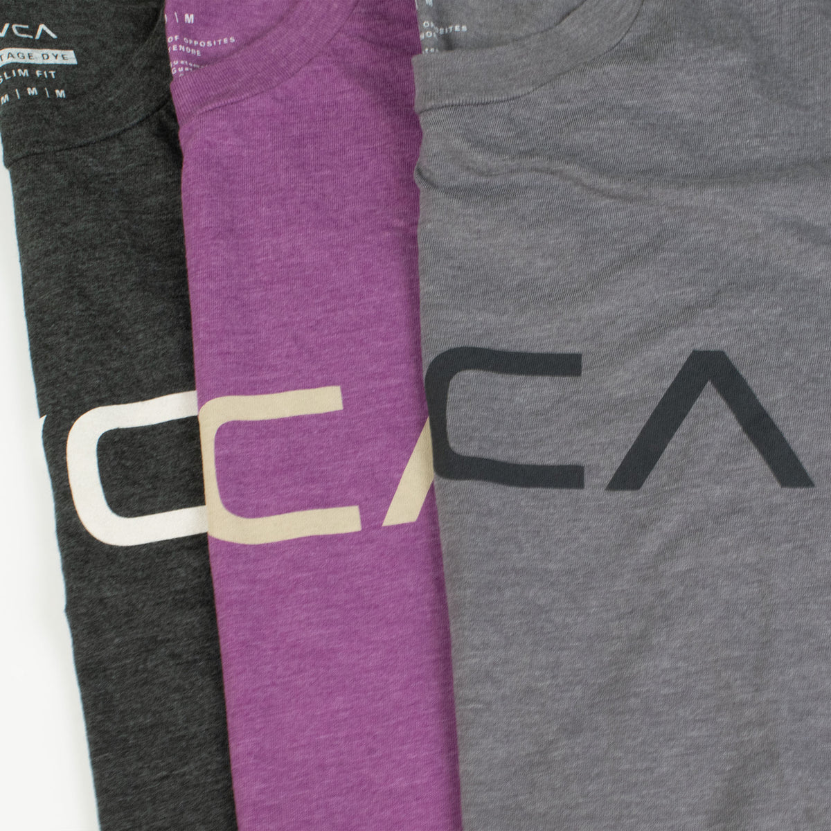 ルーカ/RVCA ビッグロゴTシャツ 半袖 スリムフィット ヴィンテージ染 BIG RVCA SS M420VRBI