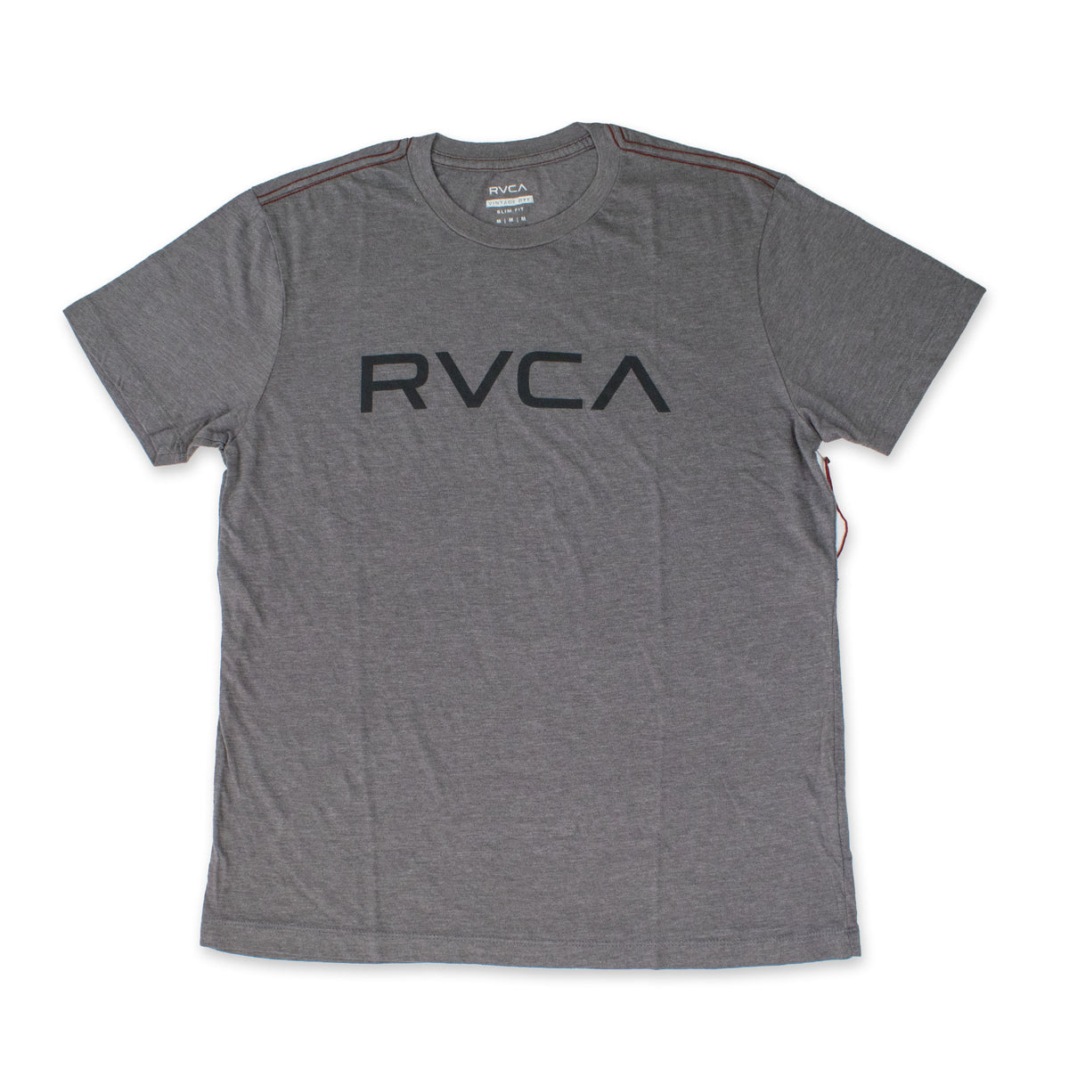 ルーカ/RVCA ビッグロゴTシャツ 半袖 スリムフィット ヴィンテージ染 BIG RVCA SS M420VRBI