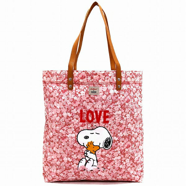 キャスキッドソン トートバッグ Cath Kidston SHOPPER SNOOPY PAPER