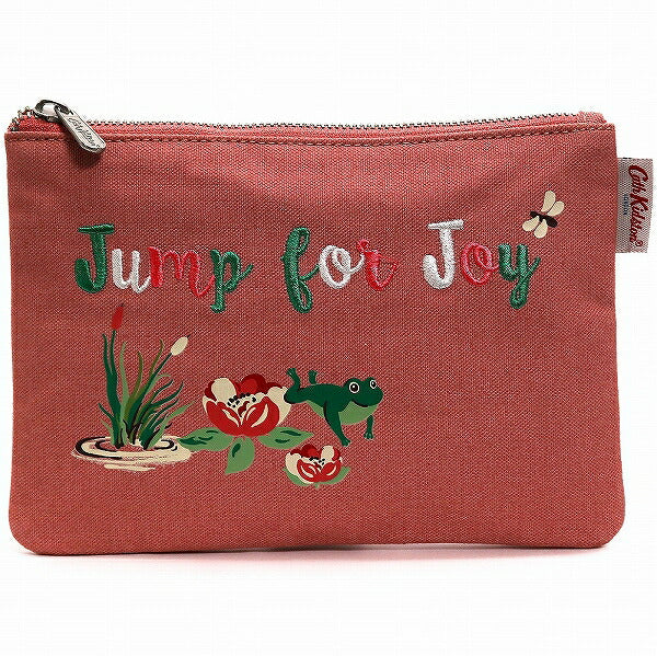 キャスキッドソン ポーチ Cath Kidston FROG POUCH BATHING FROGS