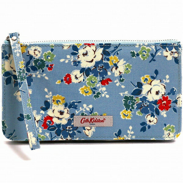 キャスキッドソン 長財布 ストラップ付 Cath Kidston MULTI POCKET