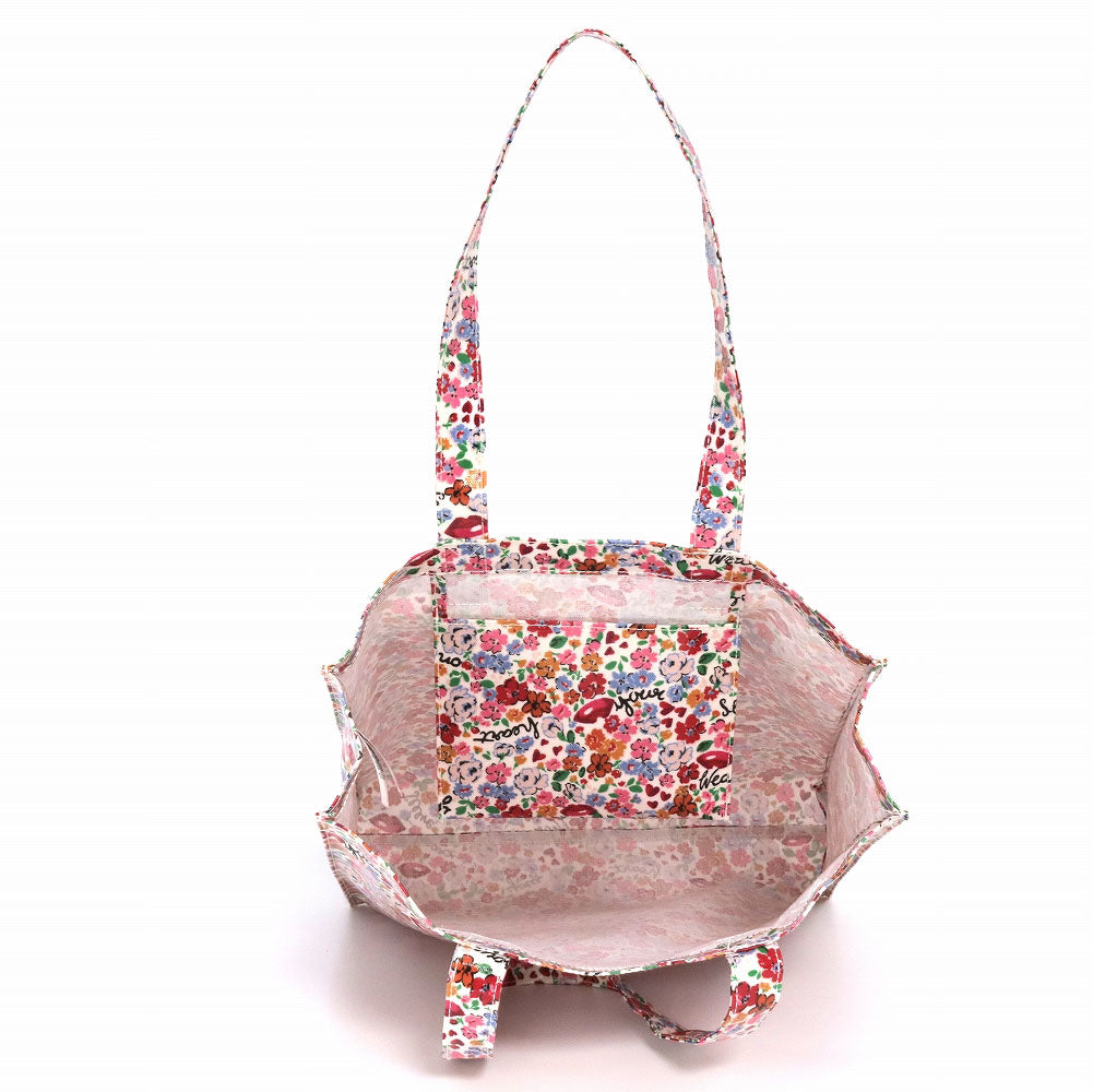 キャスキッドソン トートバッグ 106191118235102 シャイニーブックバッグ ピンク Cath Kidston SHINY BOOKBAG  WITH GUSSET BRAVE SOUL