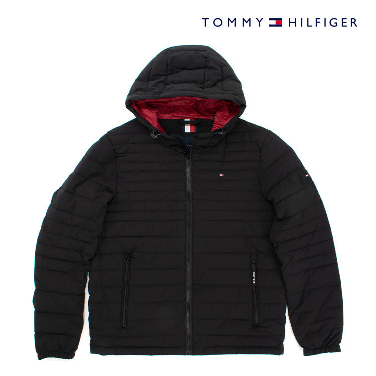 トミー ヒルフィガー ダウンジャケット メンズ 中綿ジャケット フード 151AP619 TOMMY HILFIGER STRETCH PACKABLE