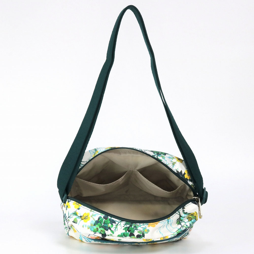 レスポートサック ショルダーバッグ 2434 E611 ダニエラクロスボディ グリーン LeSportsac DANIELLA CROSSBODY  FLORESCENT FLORAL BLANC