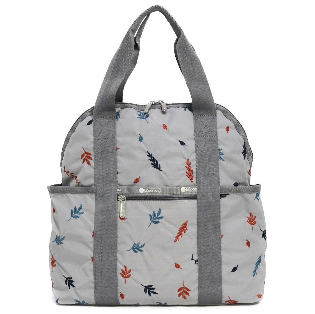 LeSportsac レスポートサック リュックサック 2442 DOUBLE TROUBLE BACKPACK E733 FALLING  LEAVES EMBROIDERY