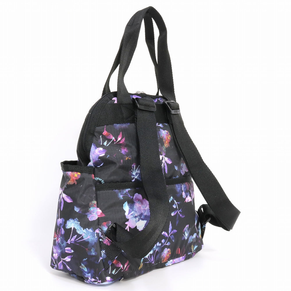 LeSportsac レスポートサック リュックサック 2442 DOUBLE TROUBLE BACKPACK E778 SHADOW FLORAL