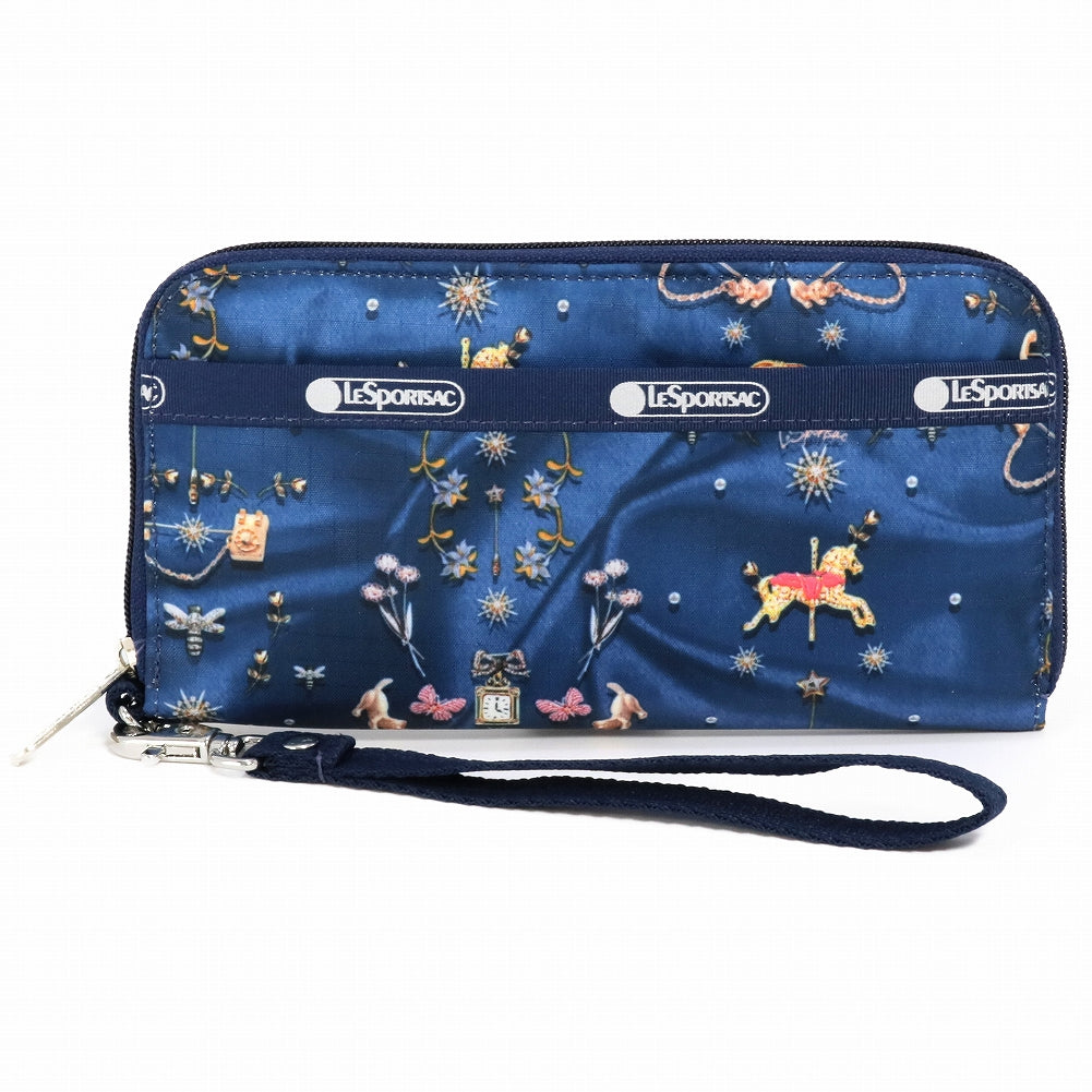 LeSportsac レスポートサック ラウンドファスナー 長財布 3462 TECH WALLET WRISTLET E480 CAROUSEL CHORDS