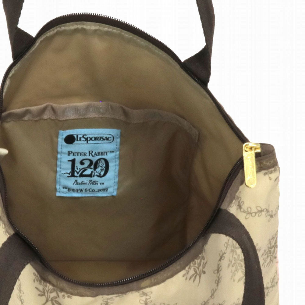 レスポートサック トートバッグ 3531 U235 HAPPY BIRTHDAY PETER TB イージー マガジントート ベージュ LeSportsac