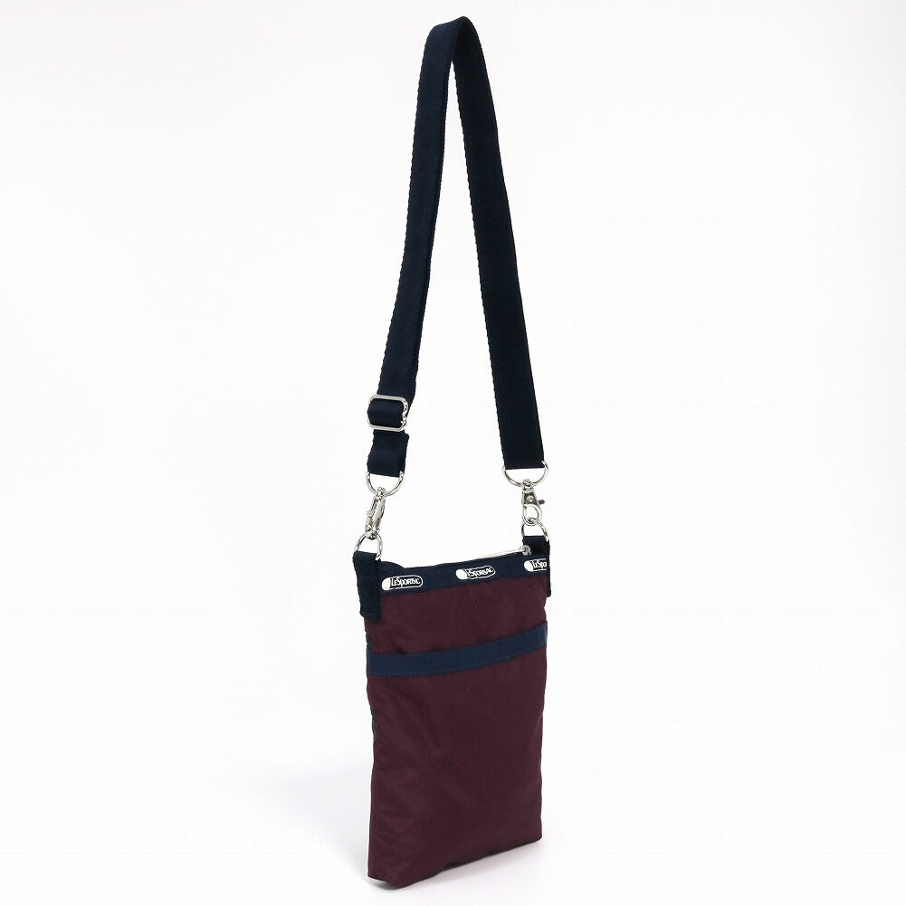 レスポートサック ショルダーバッグ 4007 R097 GRAPE WINE 3ZIP クロスボディ レッド LeSportsac