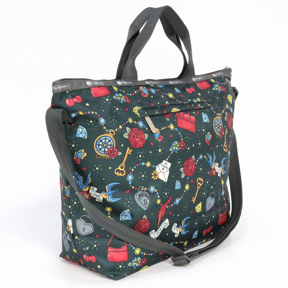 LeSportsac レスポートサック トートバッグ 4360 DELUXE EASY CARRY TOTE E465 KEEPSAKE M –  いいものを安く ワダツミ公式通販