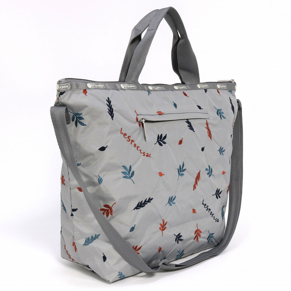 レスポートサック トートバッグ 4360 E733 FALLING LEAVES EMBROIDERY デラックスイージーキャリートート グレー  LeSportsac