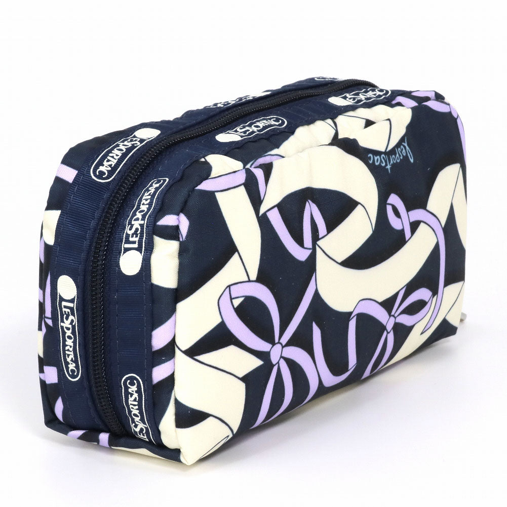 レスポートサック ポーチ 6511 E779 HOPE RIBBONS レクタングラーコスメティック グレー LeSportsac