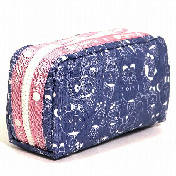 レスポートサック BT21 ポーチ LeSportsac RECTANGULAR COSMETIC BT21 DENIM ACC