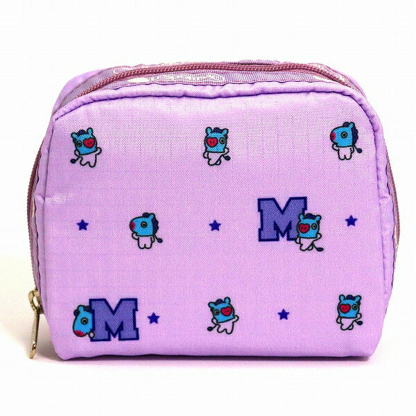 レスポートサック BT21 ポーチ LeSportsac SQUARE COSMETIC BT21 MANG