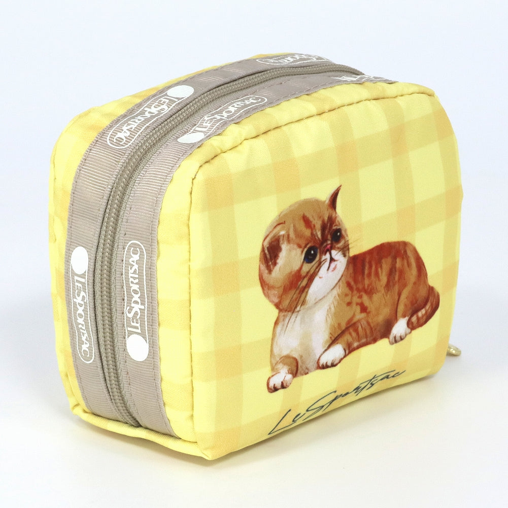 LeSportsac レスポートサック ポーチ 6701 SQUARE COSMETIC U242 CAT 