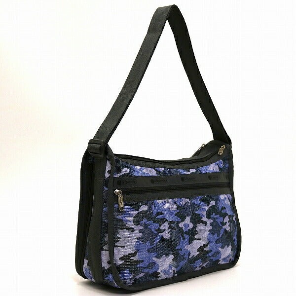 レスポートサック ショルダーバッグ 斜めがけ 大人 LeSportsac DELUXE EVERYDAY BAG CAMO CANVAS INDIGO