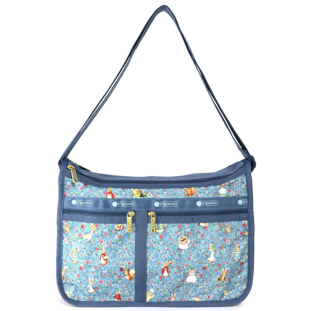 レスポートサック ショルダーバッグ 7507 U231 デラックスエブリデイバッグ ブルー LeSportsac DELUXE EVERYDAY  BAG HOLIDAY FLORAL PETER