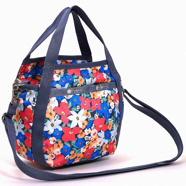 レスポートサック LeSportsac ハンドバッグ ミニバッグ ショルダーバッグ 8056 F666 SMALL JENNI SUNNY ISLE FLORAL ブルー系マルチ ポシ レスポートサック ショルダーバッグ レディース 斜めがけ 大人