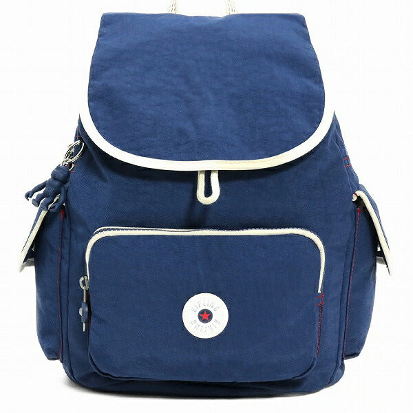 Kipling キプリング リュックサック CITY PACK S Admiral Blue Block 