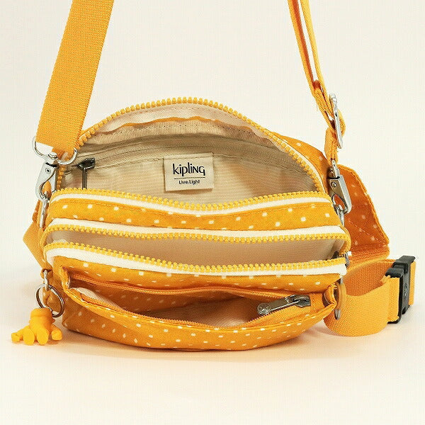 キプリング 2wayショルダーバッグ Ki4706M67 バッグ 斜め掛け Kipling ABANU MULTI Soft Dot Yellow