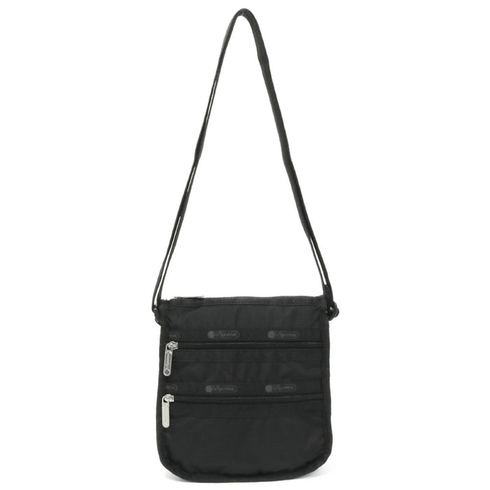 LeSportsac レスポートサック ショルダーバッグ 1009 MEDIUM 3 ZIP CROSSBODY R086 RECYCLED BLACK