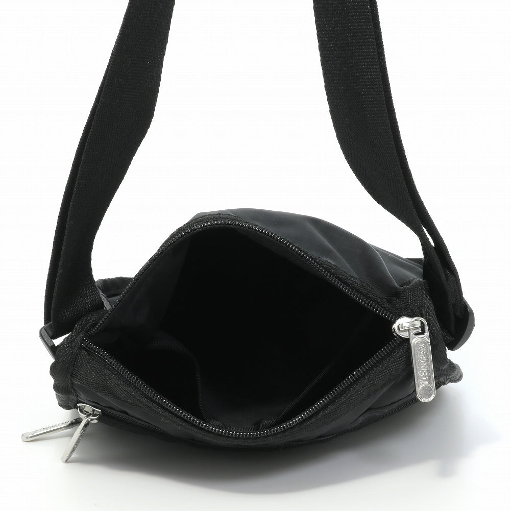 LeSportsac レスポートサック ショルダーバッグ 1009 MEDIUM 3 ZIP CROSSBODY R086 RECYCLED BLACK