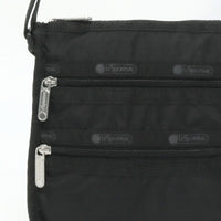 LeSportsac レスポートサック ショルダーバッグ 1009 MEDIUM 3 ZIP CROSSBODY R086 RECYCLED BLACK