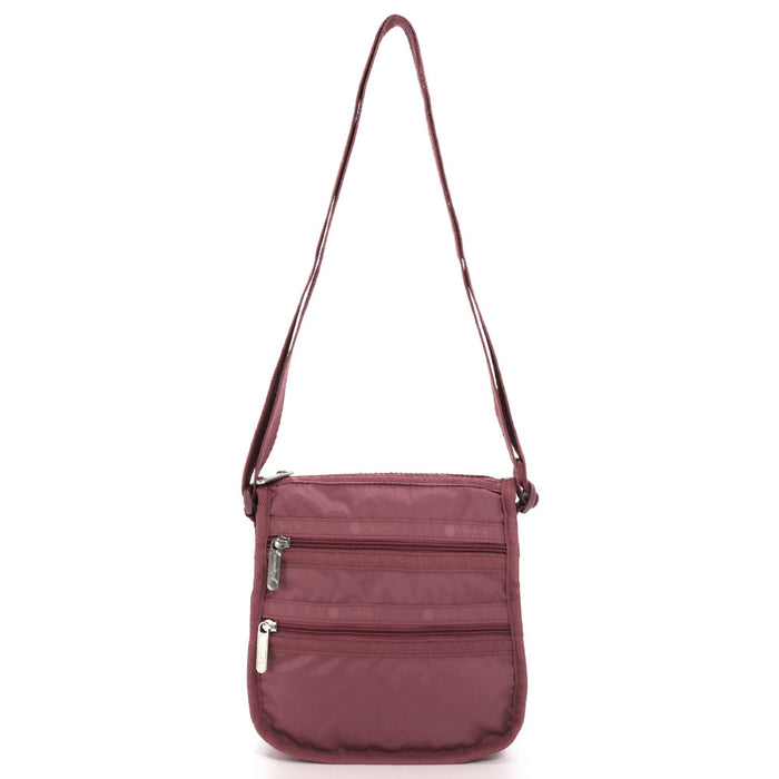 LeSportsac レスポートサック ショルダーバッグ 1009 MEDIUM 3 ZIP CROSSBODY RA07 MAUVE [並行輸入商品]
