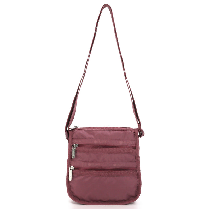 LeSportsac レスポートサック ショルダーバッグ 1009 MEDIUM 3 ZIP CROSSBODY RA07 MAUVE [並行輸入商品]