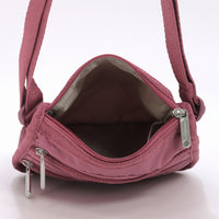 LeSportsac レスポートサック ショルダーバッグ 1009 MEDIUM 3 ZIP CROSSBODY RA07 MAUVE [並行輸入商品]