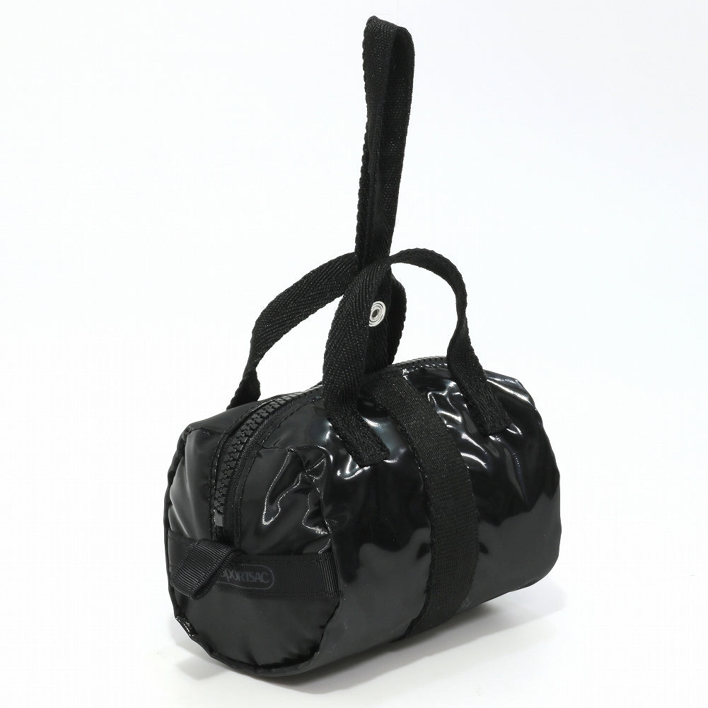 LeSportsac レスポートサック チャームポーチ 1021 MICRO ROLL CHARM M135 BLACK SHINE
