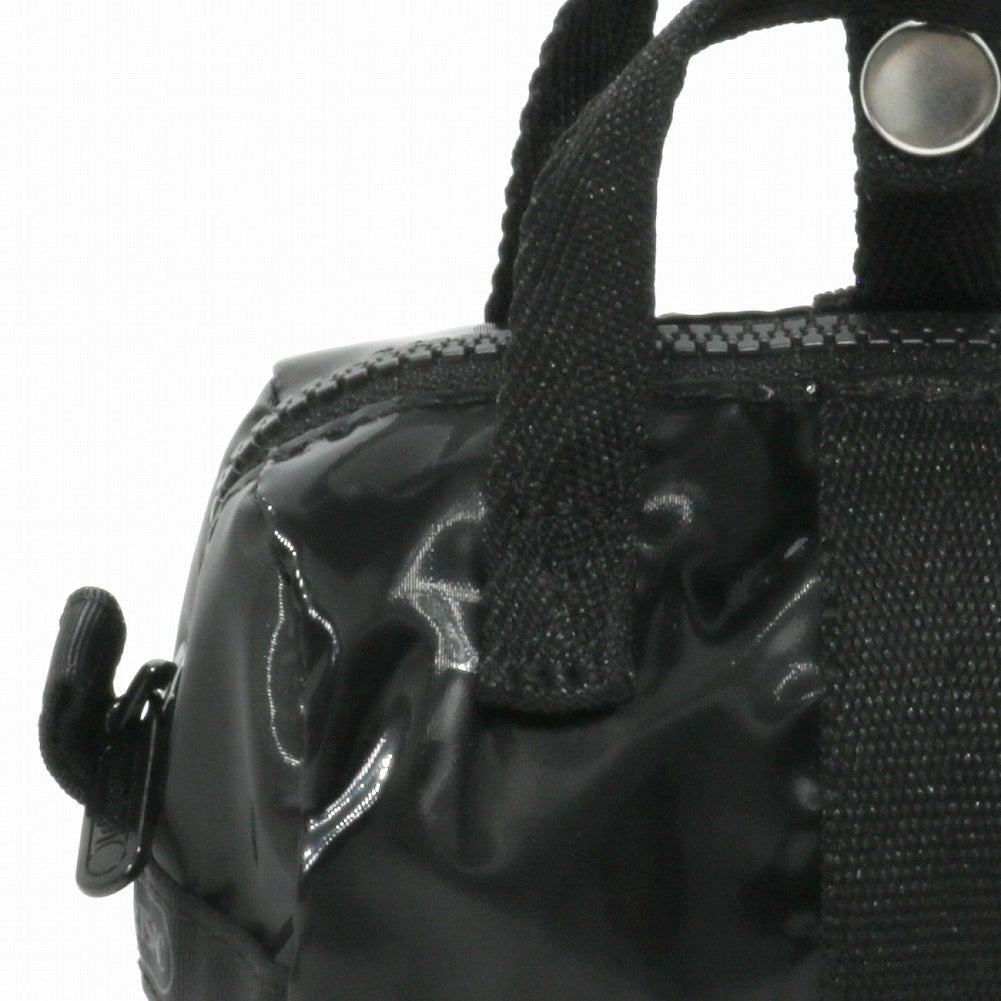 LeSportsac レスポートサック チャームポーチ 1021 MICRO ROLL CHARM M135 BLACK SHINE
