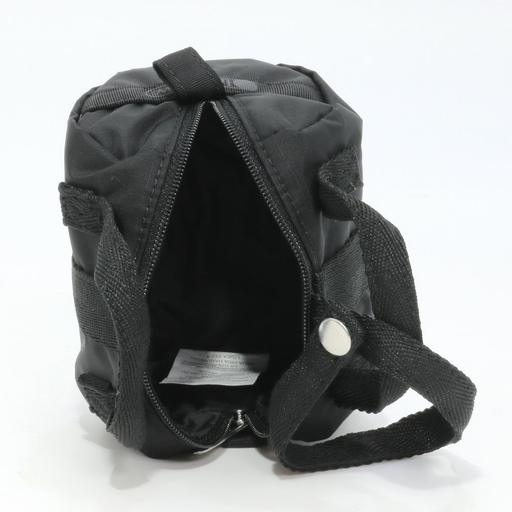 LeSportsac レスポートサック チャームポーチ 1021 MICRO ROLL CHARM R086 RECYCLED BLACK