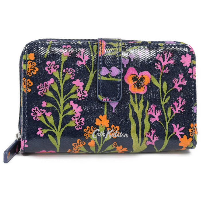 Cath Kidston キャスキッドソン 二つ折り財布 106383018619102 FOLDED ZIP WALLET Paper Pansies