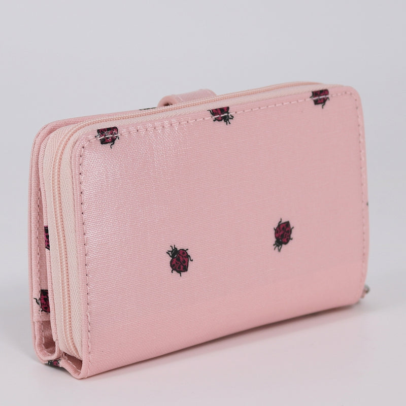 Cath Kidston キャスキッドソン 二つ折り財布 106477518822102 FOLDED ZIP WALLET Ladybird