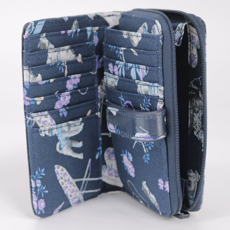 Cath Kidston キャスキッドソン 二つ折り財布 106477618834102 FOLDED ZIP WALLET 30 Years Icons