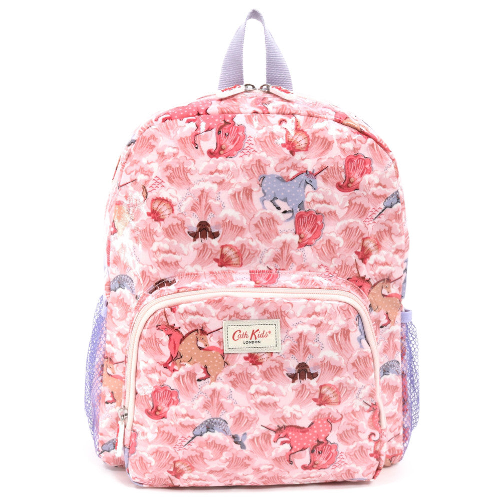 Cath Kidston キャスキッドソン キッズリュック 106502518878102 KIDS CLASSIC LARGE BACKPACK WITH MESH POCKET Unicorn Waves [並行輸入商品]